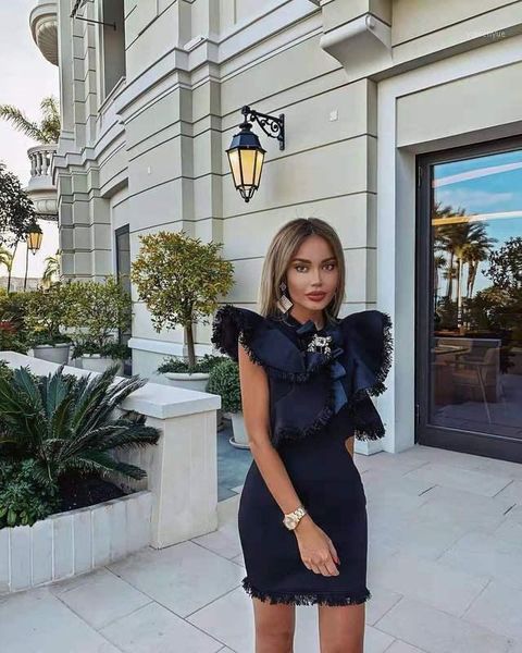 casual dresses women o-neck black white rayon bandage simple elegant homecoming evening party dress, Black;gray
casual dresses women o-neck black white rayon bandage simple elegant homecoming evening party dress, Black;gray