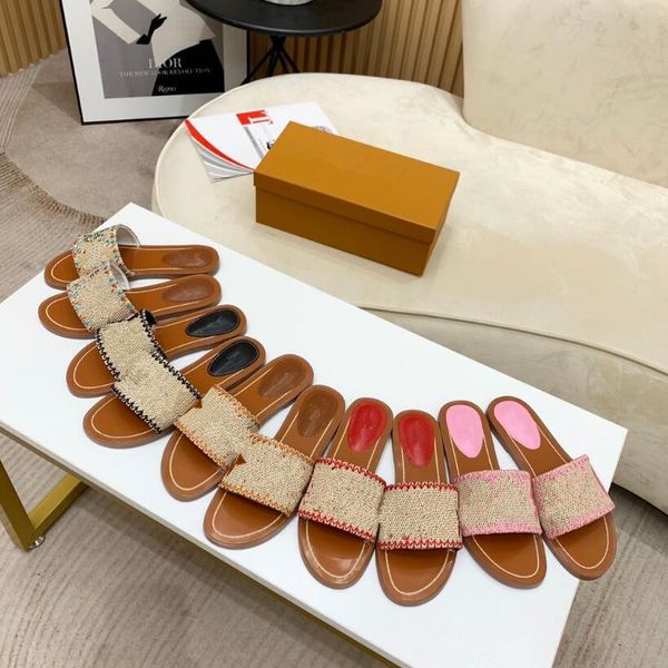 classic embroidered letter ladies sandals summer fashion canvas leather low heel women slippers luxury designer non-slip lightweight female, Black
classic embroidered letter ladies sandals summer fashion canvas leather low heel women slippers luxury designer non-slip lightweight female, Black