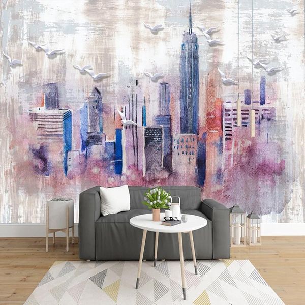 wallpapers custom wallpaper nordic retro city buildings flying birds mural wall cloth living room bedroom tv background decor covering
wallpapers custom wallpaper nordic retro city buildings flying birds mural wall cloth living room bedroom tv background decor covering
