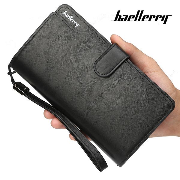 baellerry men's wallet korean zipper three fold high capacity mobile phone bag business handbag, Red;black
baellerry men's wallet korean zipper three fold high capacity mobile phone bag business handbag, Red;black