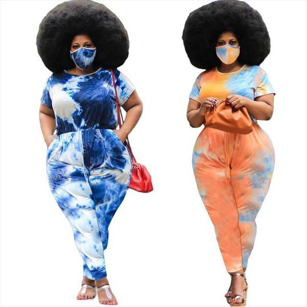 fashion tie dye printed casual women rompers loose o neck short sleeve large womens t shirt pants, Black;white
fashion tie dye printed casual women rompers loose o neck short sleeve large womens t shirt pants, Black;white