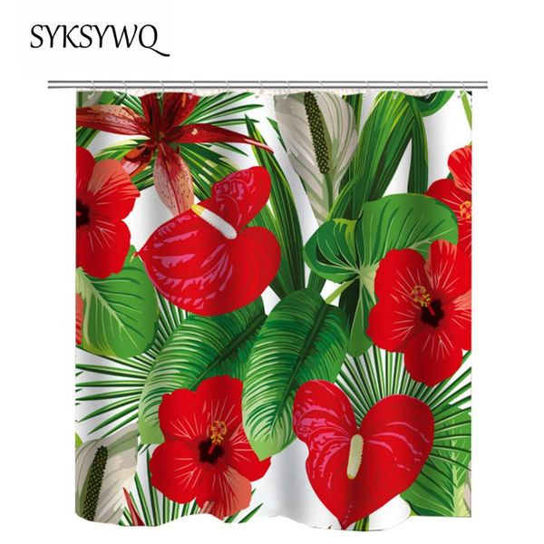 shower curtains curtain tropical plants red bathroom floral bath cortina waterproof drop
shower curtains curtain tropical plants red bathroom floral bath cortina waterproof drop