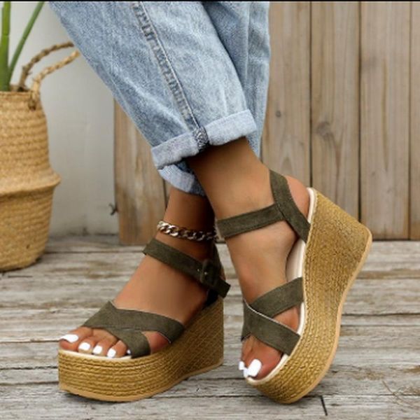 sandals leather wedges waterproof women casual female mujer sapato feminino high heels brogues chunky shoes woman ladies shoe, Black
sandals leather wedges waterproof women casual female mujer sapato feminino high heels brogues chunky shoes woman ladies shoe, Black