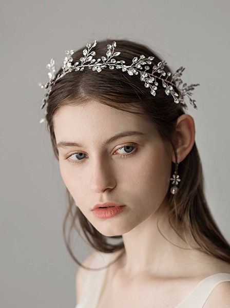 Bridal Silver Gold Rhinestone Headpiece Wedding Headband with Crystal Hair Jewelry for Women
Bridal Silver Gold Rhinestone Headpiece Wedding Headband with Crystal Hair Jewelry for Women