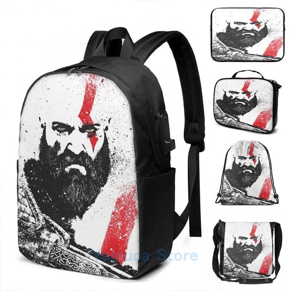 backpack funny graphic print kratos (god of war) usb charge men school bags women bag travel laptop
backpack funny graphic print kratos (god of war) usb charge men school bags women bag travel laptop