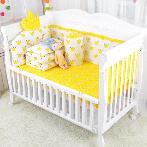 bedding sets 7pcs/set baby crib set cotton toddler bed linens include crown shape infant cot bumpers sheet pillow zt72
bedding sets 7pcs/set baby crib set cotton toddler bed linens include crown shape infant cot bumpers sheet pillow zt72