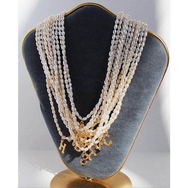 chokers 2021 real gold plated letter natural freshwater pearl choker necklace for women bohemian female pendant neck necklaces jewelry, Golden;silver
chokers 2021 real gold plated letter natural freshwater pearl choker necklace for women bohemian female pendant neck necklaces jewelry, Golden;silver