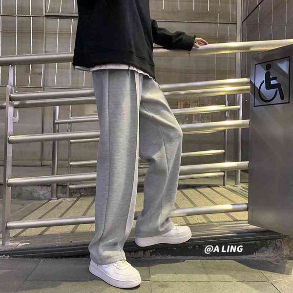 privathinker black solid color straight harem pants korean man loose ankle-length winter streetwear woman spring casual pants 210406
privathinker black solid color straight harem pants korean man loose ankle-length winter streetwear woman spring casual pants 210406