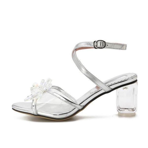 est crystal flower decor women open toe sandals transparent chunky heels ladies high gladiator wedding stilettos dress shoes, Black
est crystal flower decor women open toe sandals transparent chunky heels ladies high gladiator wedding stilettos dress shoes, Black