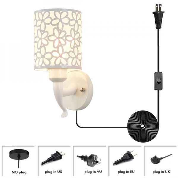 wall lamp european style white metal sconce lamp, retro hollow design glass shade light, warm and beautiful plug in
wall lamp european style white metal sconce lamp, retro hollow design glass shade light, warm and beautiful plug in