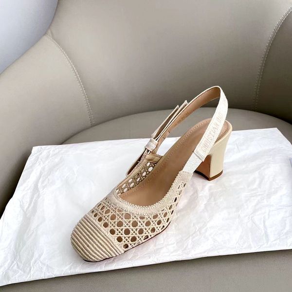 sandals slippers d family fragrance 2021 spring new mesh hollow out high heels baotou thick heel shoes women's banquet sandals zly, Black
sandals slippers d family fragrance 2021 spring new mesh hollow out high heels baotou thick heel shoes women's banquet sandals zly, Black