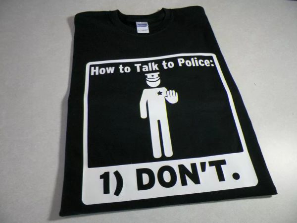 Dont talk to police T-shirt AC AB anti corupt police Anonymous NWO ANTIFA Biker, White;black
Dont talk to police T-shirt AC AB anti corupt police Anonymous NWO ANTIFA Biker, White;black