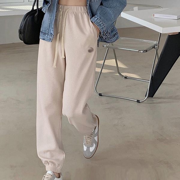 women's pants & capris light gray beige black cozy ankle banded pant women autumn spring elastic waist comfort soft casual trousers gir, Black;white
women's pants & capris light gray beige black cozy ankle banded pant women autumn spring elastic waist comfort soft casual trousers gir, Black;white
