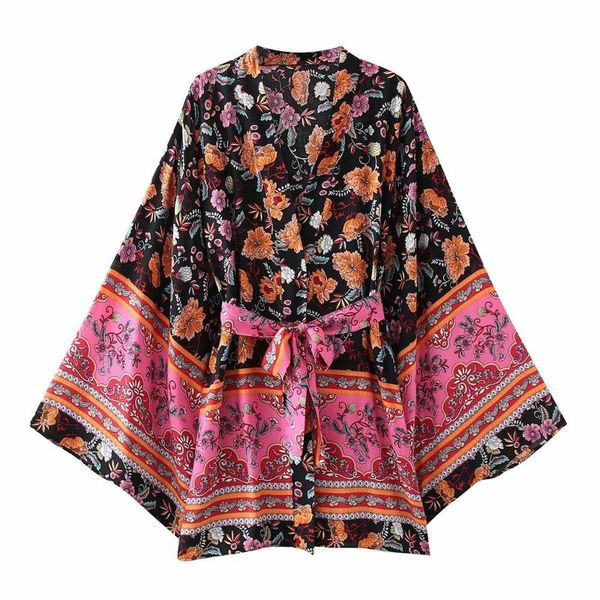 women's swimwear rayon cotton loose holiday print plus size blouse woman beach vacation retro printing kimono, White;black
women's swimwear rayon cotton loose holiday print plus size blouse woman beach vacation retro printing kimono, White;black