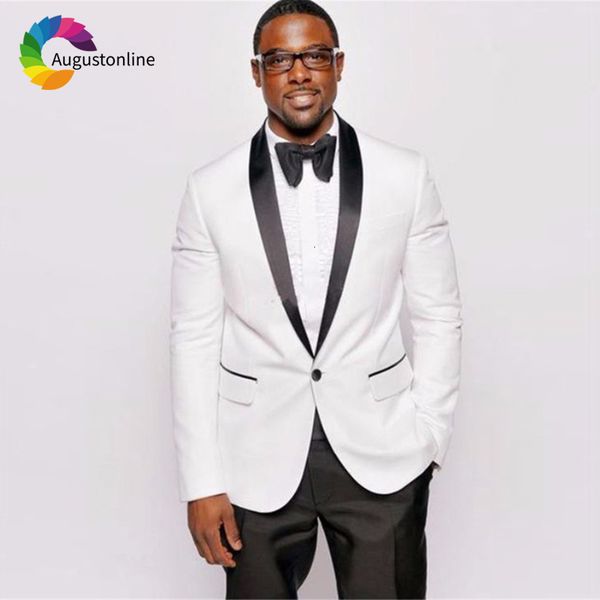 men's suits & blazers white black shawl lapel slim fit men for wedding bridegroom groom casual costume prom custom tuxedo man
men's suits & blazers white black shawl lapel slim fit men for wedding bridegroom groom casual costume prom custom tuxedo man