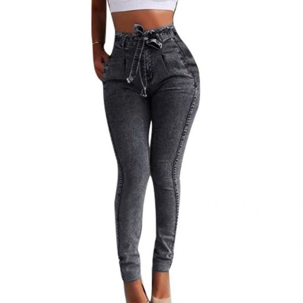 women's jeans simple multi pockets tassel denim pencil pants slim high waist for party, Blue
women's jeans simple multi pockets tassel denim pencil pants slim high waist for party, Blue