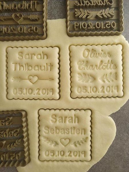 baking moulds customizable with 2 first names and date designed , pattern cookie-pack of your choice - small square butter
baking moulds customizable with 2 first names and date designed , pattern cookie-pack of your choice - small square butter