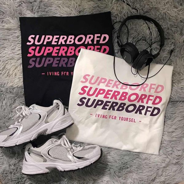 living yourself letter and men womens fun vintage casual loose printing chic harajuku korean cute short sleeve summer female, White;black
living yourself letter and men womens fun vintage casual loose printing chic harajuku korean cute short sleeve summer female, White;black