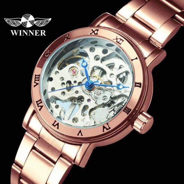 wristwatches winner luxury dress mechanical watch ladies business casual clock strainless steel strap watches romantic gift for beauty girl, Slivery;brown
wristwatches winner luxury dress mechanical watch ladies business casual clock strainless steel strap watches romantic gift for beauty girl, Slivery;brown
