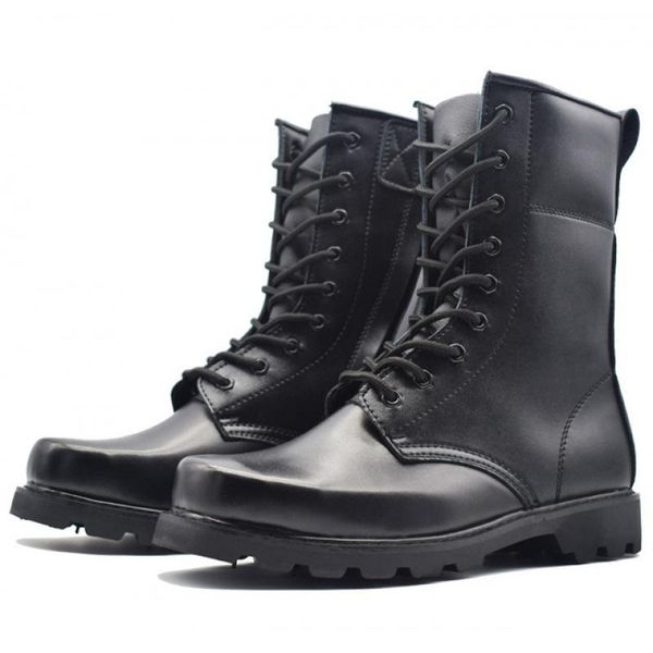 boots cowhide male special forces combat steel bottom head men men's leather, Black
boots cowhide male special forces combat steel bottom head men men's leather, Black