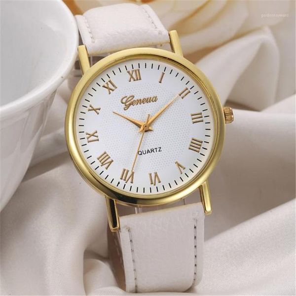 wristwatches geneva fashion leisure dial leather band analog quartz wrist watch retro roman numerals women clock ladies simple 40, Slivery;brown
wristwatches geneva fashion leisure dial leather band analog quartz wrist watch retro roman numerals women clock ladies simple 40, Slivery;brown