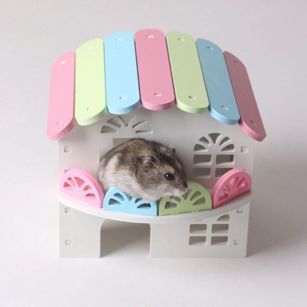 colorful hamster nest sleeping house home wooden luxury cage pet diy hideout play hut toy small animal supplies
colorful hamster nest sleeping house home wooden luxury cage pet diy hideout play hut toy small animal supplies