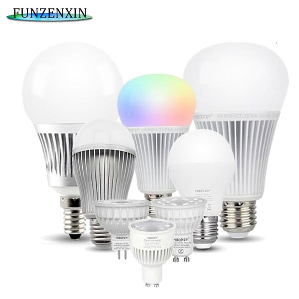 bulbs miboxer(milight) 2.4g led bulb spotlight mr16 gu10 e14/e27 lamp smart wireless 4/6/9/12w cct/rgb+cct light ac100~240v
bulbs miboxer(milight) 2.4g led bulb spotlight mr16 gu10 e14/e27 lamp smart wireless 4/6/9/12w cct/rgb+cct light ac100~240v