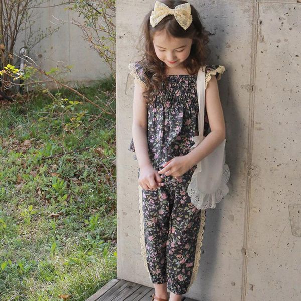 trousers kids pants 2021 summer children's clothing western style flower lace trim, Blue
trousers kids pants 2021 summer children's clothing western style flower lace trim, Blue