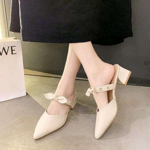 spring/summer pointed toe shoes women slippers fashion bow-knot mules outdoor casual house lady slides, Black
spring/summer pointed toe shoes women slippers fashion bow-knot mules outdoor casual house lady slides, Black