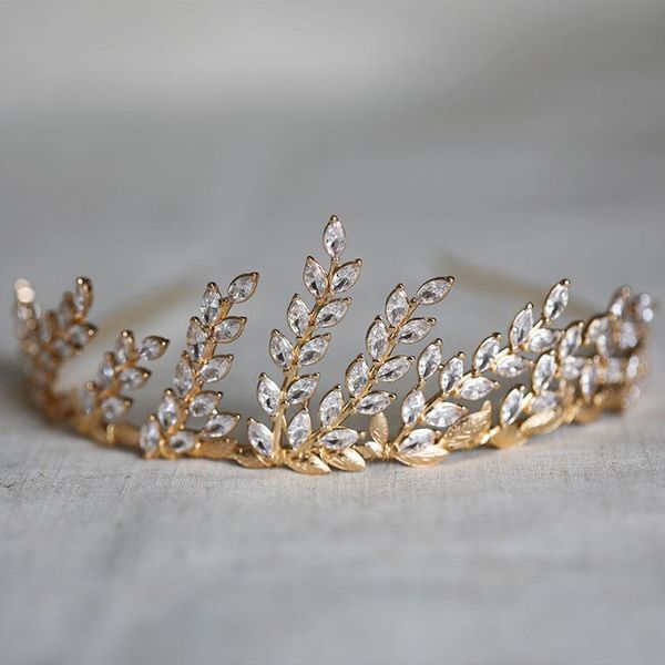 hair clips & barrettes slbridal baroque style golden copper alloy leaf flower zircon bridal tiara crown wedding women party jewelry accessor, Golden;silver
hair clips & barrettes slbridal baroque style golden copper alloy leaf flower zircon bridal tiara crown wedding women party jewelry accessor, Golden;silver