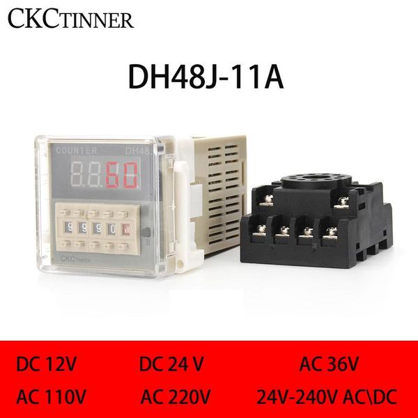 counters dh48j-11a 11 pin contact/sensor signal input digital counter relay 12v to 380v power failure memory function with base
counters dh48j-11a 11 pin contact/sensor signal input digital counter relay 12v to 380v power failure memory function with base