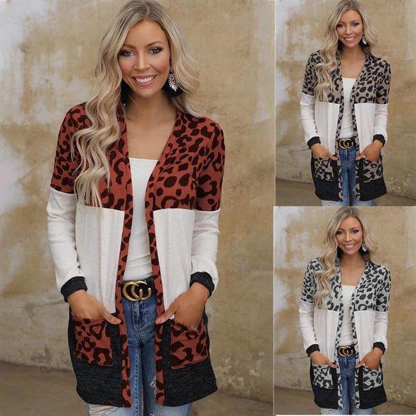 women's knits & tees zogaa casual leopard print knitted jacket cardigan women 2021 fashion long sleeve sweater open stitch coat and jac, White
women's knits & tees zogaa casual leopard print knitted jacket cardigan women 2021 fashion long sleeve sweater open stitch coat and jac, White