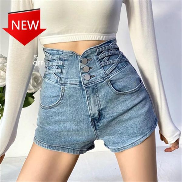 women's jeans european station high waist cross woven elastic hip denim shorts skinny raise ultra short pants fashion, Blue
women's jeans european station high waist cross woven elastic hip denim shorts skinny raise ultra short pants fashion, Blue