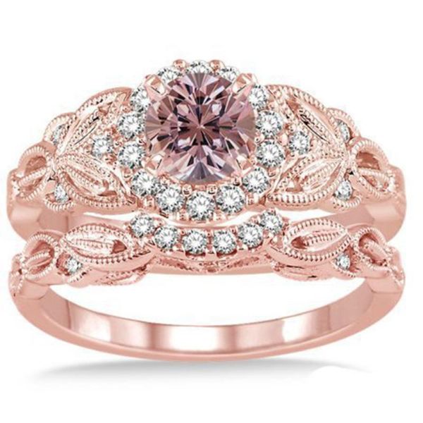 wedding rings european and american luxury temperament exquisite floral ladies ring, champagne zircon copper plated rose gold ring, Slivery;golden
wedding rings european and american luxury temperament exquisite floral ladies ring, champagne zircon copper plated rose gold ring, Slivery;golden