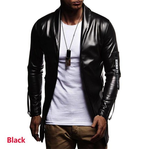 men's suits & blazers pu leather zipper locomotive casual suit jacket europe and america spring autumn fashion trend gold silver, White;black
men's suits & blazers pu leather zipper locomotive casual suit jacket europe and america spring autumn fashion trend gold silver, White;black