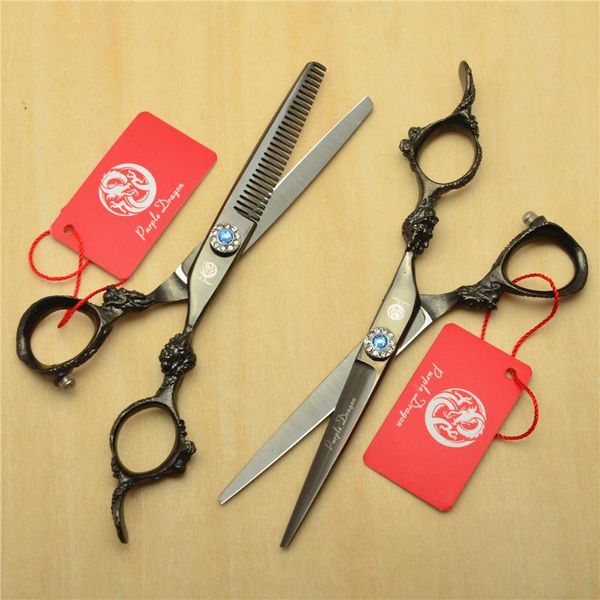 hair scissors 9004# 2pcs/pair 6'' 17.5cm black big dragon carve hairdressing cutting+thinning shears professional human
hair scissors 9004# 2pcs/pair 6'' 17.5cm black big dragon carve hairdressing cutting+thinning shears professional human