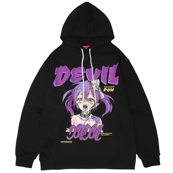 men's hoodies & sweatshirts anime graphic hoodie men harajuku japanese streetwear hip hop 100% cotton oversized for 2021 autumn male sw, Black
men's hoodies & sweatshirts anime graphic hoodie men harajuku japanese streetwear hip hop 100% cotton oversized for 2021 autumn male sw, Black
