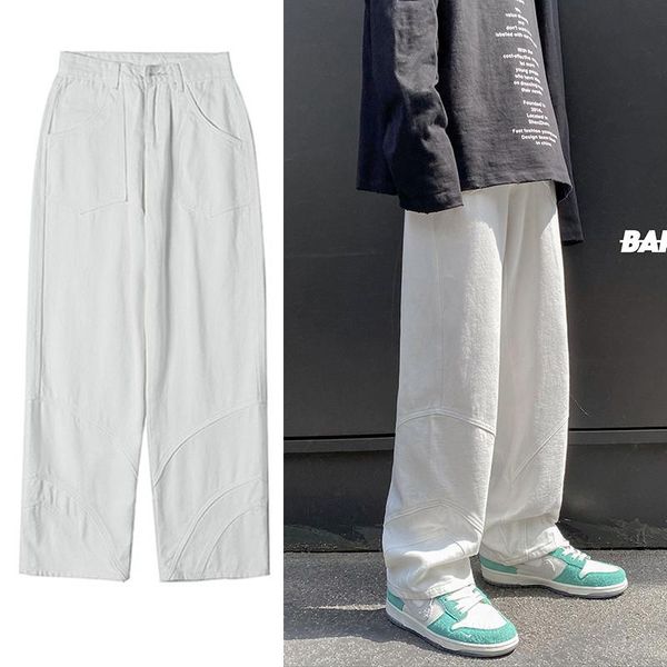 men's jeans 2021 hip-hop splicing style trousers spring autumn casual high street loose trendy wide-leg 2xl, Blue
men's jeans 2021 hip-hop splicing style trousers spring autumn casual high street loose trendy wide-leg 2xl, Blue