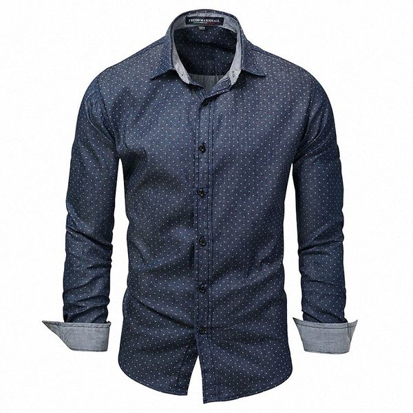 men's shirt polka dot collar street daily button-down long sleeve cotton casual fashion comfortable navy blue 37lj#, White;black
men's shirt polka dot collar street daily button-down long sleeve cotton casual fashion comfortable navy blue 37lj#, White;black