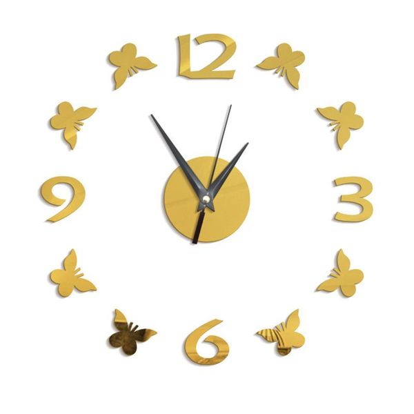 european style home wall clock creative acrylic mirror butterfly number sticker decorative clocks
european style home wall clock creative acrylic mirror butterfly number sticker decorative clocks