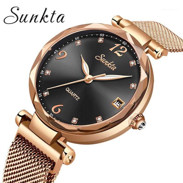 wristwatches sunkta luxury women watches magnetic female clock quartz wristwatch fashion ladies watch relogio feminino, Slivery;brown
wristwatches sunkta luxury women watches magnetic female clock quartz wristwatch fashion ladies watch relogio feminino, Slivery;brown