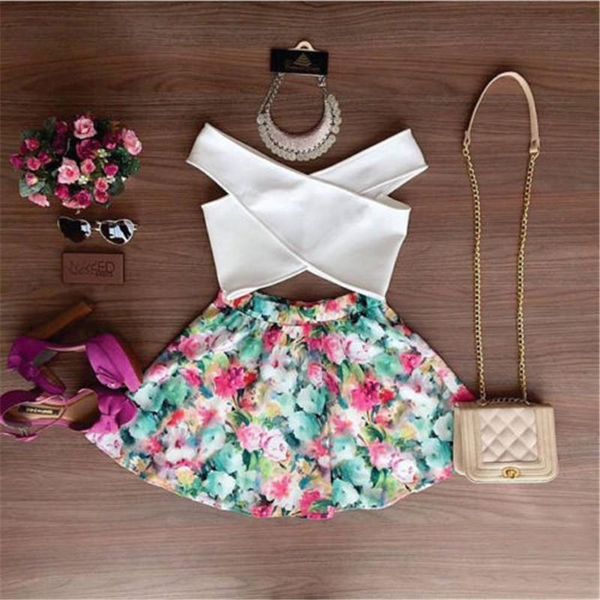 white tank floral womens tracksuits mini skirt two piece 2 pcs club wear above knee, short clothes, Gray
white tank floral womens tracksuits mini skirt two piece 2 pcs club wear above knee, short clothes, Gray