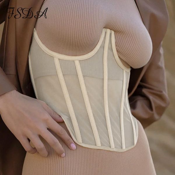 mesh see through crop women sleeveless bandage black party women 2021 corset white lace up tube wrap tank summer, Black;white
mesh see through crop women sleeveless bandage black party women 2021 corset white lace up tube wrap tank summer, Black;white