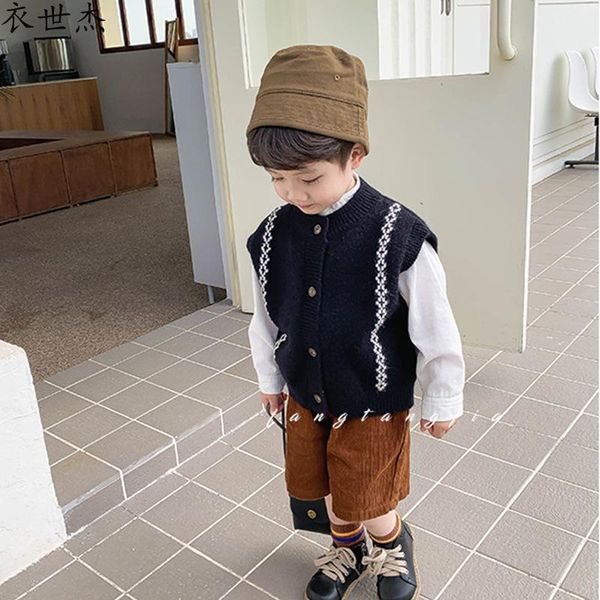 children's clothing boys vest knitted cardigan spring 2021 fashion baby sweater pullover, Blue
children's clothing boys vest knitted cardigan spring 2021 fashion baby sweater pullover, Blue