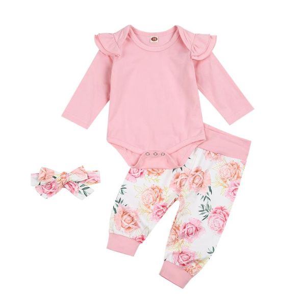 clothing sets 0-24m born baby boy girl long sleeve cotton bodysuit floral pant trouser headband 3pcs set, White
clothing sets 0-24m born baby boy girl long sleeve cotton bodysuit floral pant trouser headband 3pcs set, White