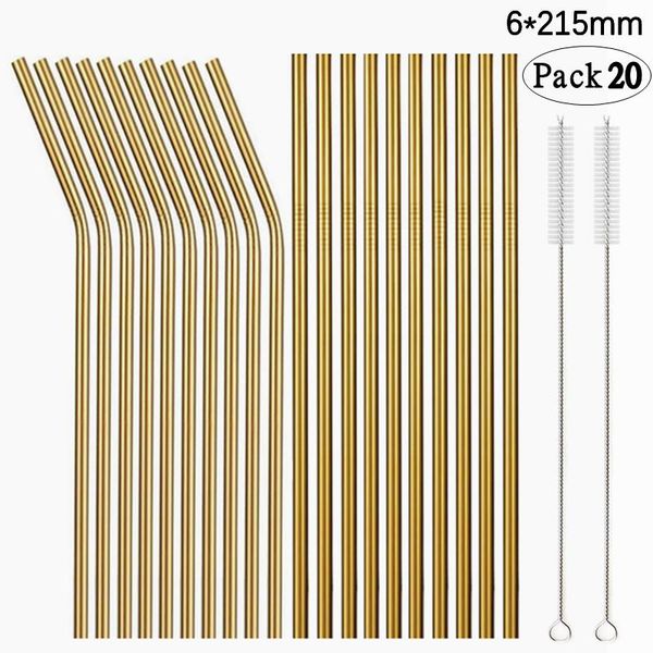 drinking straws set of 20 colorful reusable metal stainless steel eco-friendly straw party favor bar accessory
drinking straws set of 20 colorful reusable metal stainless steel eco-friendly straw party favor bar accessory