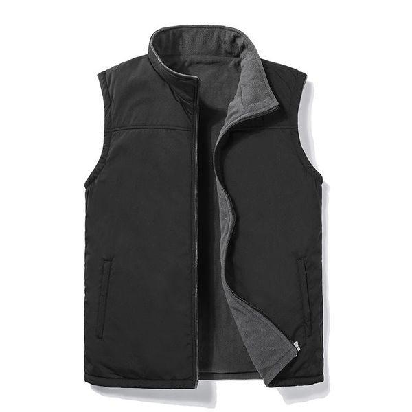 men's vests gilet jacket winter men vest male thermal fleece old man windbreaker sleeveless casual outwear thick warm waistcoat, Black;white
men's vests gilet jacket winter men vest male thermal fleece old man windbreaker sleeveless casual outwear thick warm waistcoat, Black;white