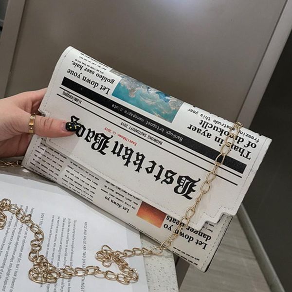 evening bags fashion spaper print design women casual envelope bag day clutches chain purse crossbody messenger shoulder handbag
evening bags fashion spaper print design women casual envelope bag day clutches chain purse crossbody messenger shoulder handbag