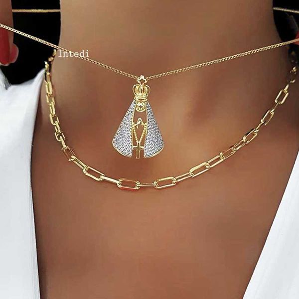 fashion full micro white cubic zirconia stone necklaces for women gold color& blue cross pendant necklace wholesale jewelry 2020 x0707, Silver
fashion full micro white cubic zirconia stone necklaces for women gold color& blue cross pendant necklace wholesale jewelry 2020 x0707, Silver