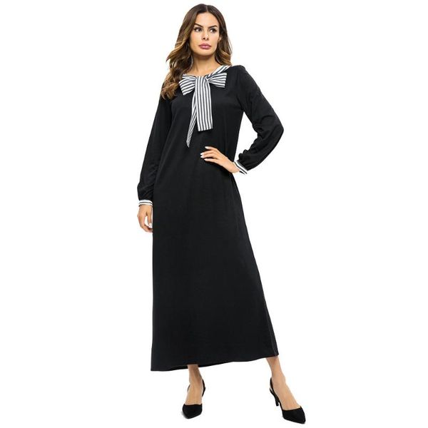 ethnic clothing muslim dress fahion women's patchwork bow collar long sleeve middle east arabia abaya turkey donsignet, Red
ethnic clothing muslim dress fahion women's patchwork bow collar long sleeve middle east arabia abaya turkey donsignet, Red